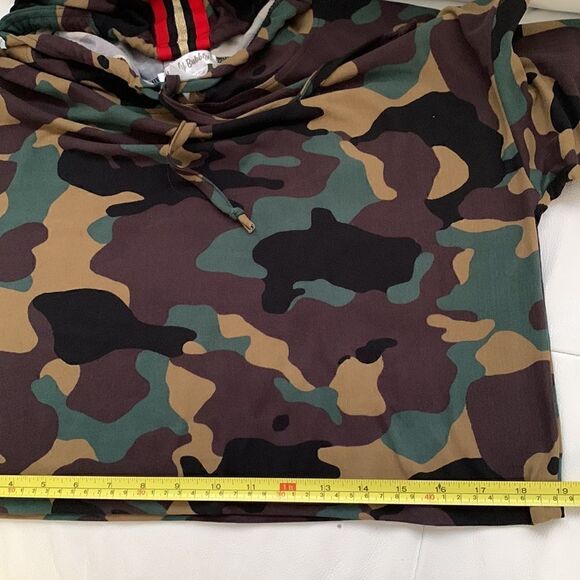 Lovely Bubbly Cropped Camouflage Hoodie Size M - Picture 6 of 8
